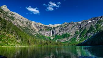 Nature usa lakes reflections glacier national park wallpaper