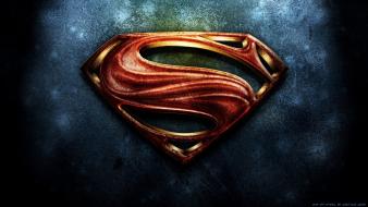 Superman superheroes logo simple man of steel (movie) wallpaper