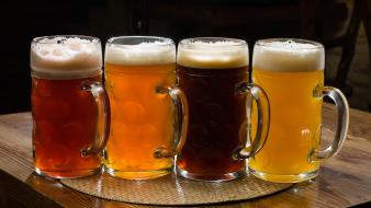 Beers glass alcohol mug wallpaper