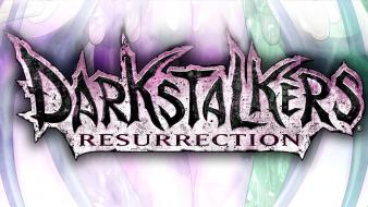 Darkstalkers video games logos resurrection wallpaper