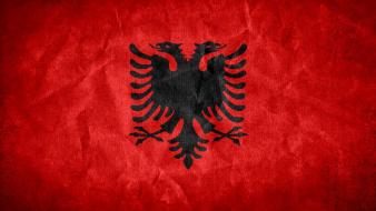 Grunge flags national albania wallpaper