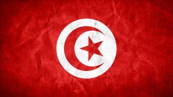 Grunge flags national tunisia wallpaper