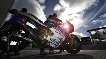Moto gp motorbikes racing jorge lorenzo skyscapes wallpaper