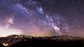 Nature stars germany milky way skyscapes wallpaper
