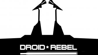 Star wars minimalistic rebel droids wallpaper