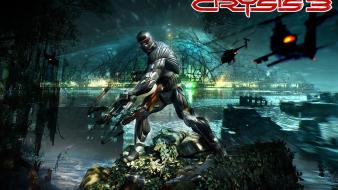 Video games futuristic crysis 3 wallpaper