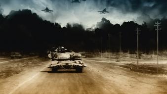 War fight tanks zone jet wallpaper
