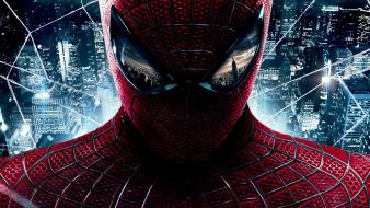 Cityscapes spider-man movie posters reflections the amazing wallpaper