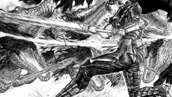 Berserk manga black swordsman wallpaper