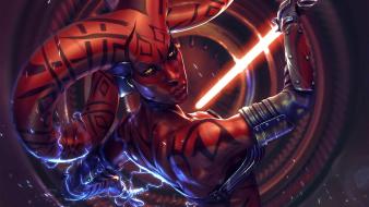 Star wars lightsabers sith darth talon fan art