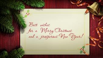 Christmas new year bells greetings card 2013 wallpaper