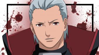 Red eyes hidan white hair duplicate silver wallpaper