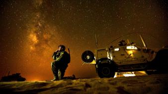 Soldiers night military contact wallpaper