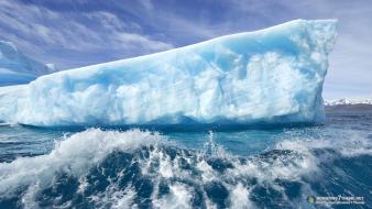 Water ice giant icebergs wallpaper