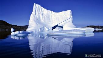 Water ice giant icebergs wallpaper