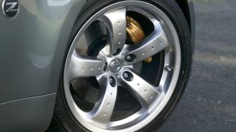 350Z Coupe Gray Wheel wallpaper