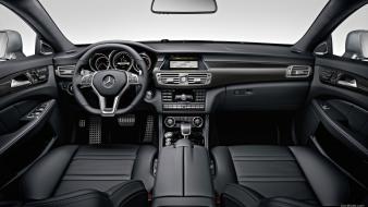 Amg car interiors mercedes-benz cls-class wallpaper