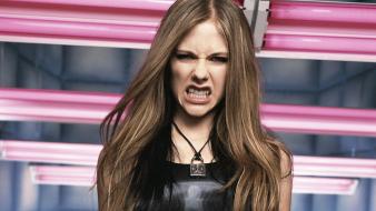 Avril Lavigne Angry wallpaper