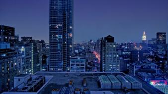 Cityscapes lights buildings wallpaper