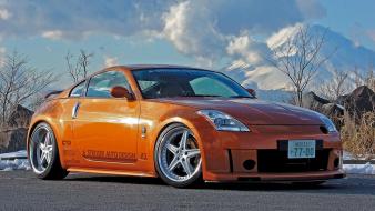 Nissan 350Z Orange wallpaper