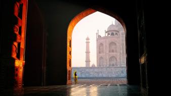 Architecture buildings national geographic taj mahal sunlight india wallpaper