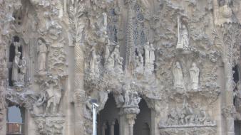 Barcelona europe spain cathedral wallpaper