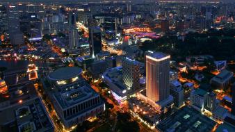 Cityscapes singapore city lights citynight wallpaper