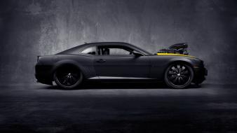 Dark cars chevrolet vehicles camaro ss black concept wallpaper