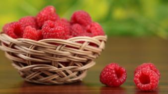 Fruits food crop raspberries berry wallpaper