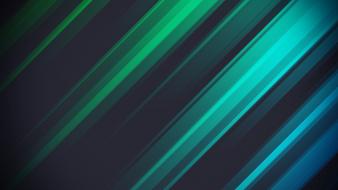 Green abstract blue multicolor stripes