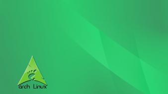 Linux arch green background gnu/linux wallpaper