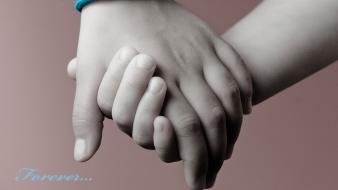 Love couple holding hands you forever wallpaper