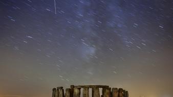 Stonehenge national geographic long exposure meteor shower wallpaper