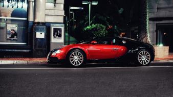 Streets cars bugatti veyron wallpaper