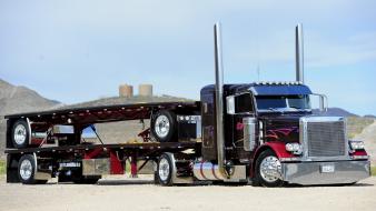 Trucks 18 wheeler peterbilt automotive wallpaper
