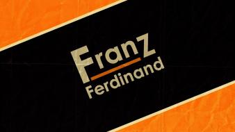 Typography franz ferdinand rock music bands wallpaper