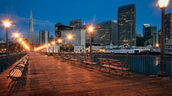 Usa california san francisco cities street light wallpaper