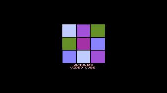 Video atari retro games cube wallpaper