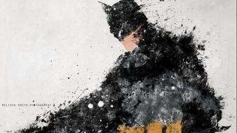 Batman artwork splatter wallpaper
