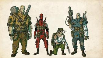 Comics civil war cable (comic character) sabretooth wallpaper