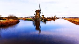 Nature autumn (season) seasons mill the netherlands wallpaper