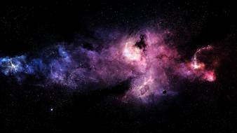 Outer space stars planets nebulae wallpaper