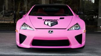 Pink cars supercars lexus lfa wallpaper