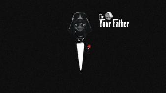 Star wars darth vader parody the godfather artwork wallpaper