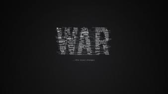 War text quotes black background wallpaper