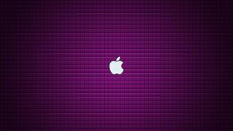 Apple inc. purple plain wallpaper