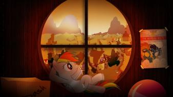 Little pony: friendship is magic ponyville equestria wallpaper