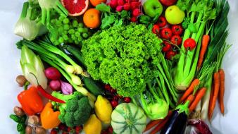 Vegetables fruits food wallpaper