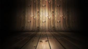 Wood curved wallpaper