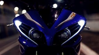Yamaha motorbikes r1 headlights wallpaper